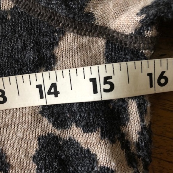 Women's Loft Ann Taylor Dark Charcoal and Tan Knit Dress XS - Picture 9 of 13